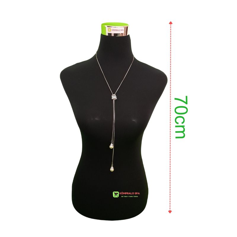 GENERICO - Torso Maniquí De Dama Plastico Sin Pedestal Negro