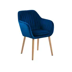 KLIK - Butaca Sitial Poltrona Diamante Terciopelo Acolchado - Azul