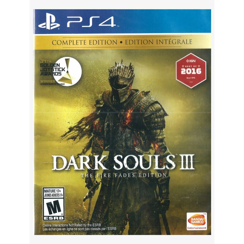 PLAYSTATION - Dark Souls III The Fire Fades Edition Ps4 / Juego Físico