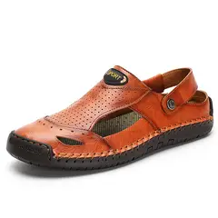 TIOZONEY - Sandalias PU Hombre