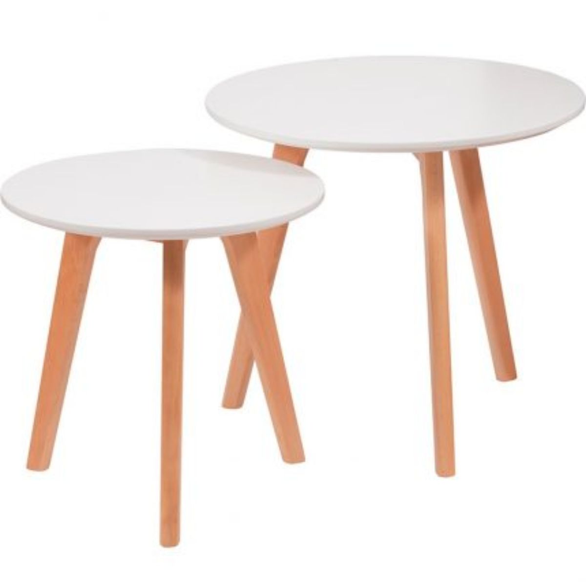 WHITE MARKET - Set de mesas Orlando