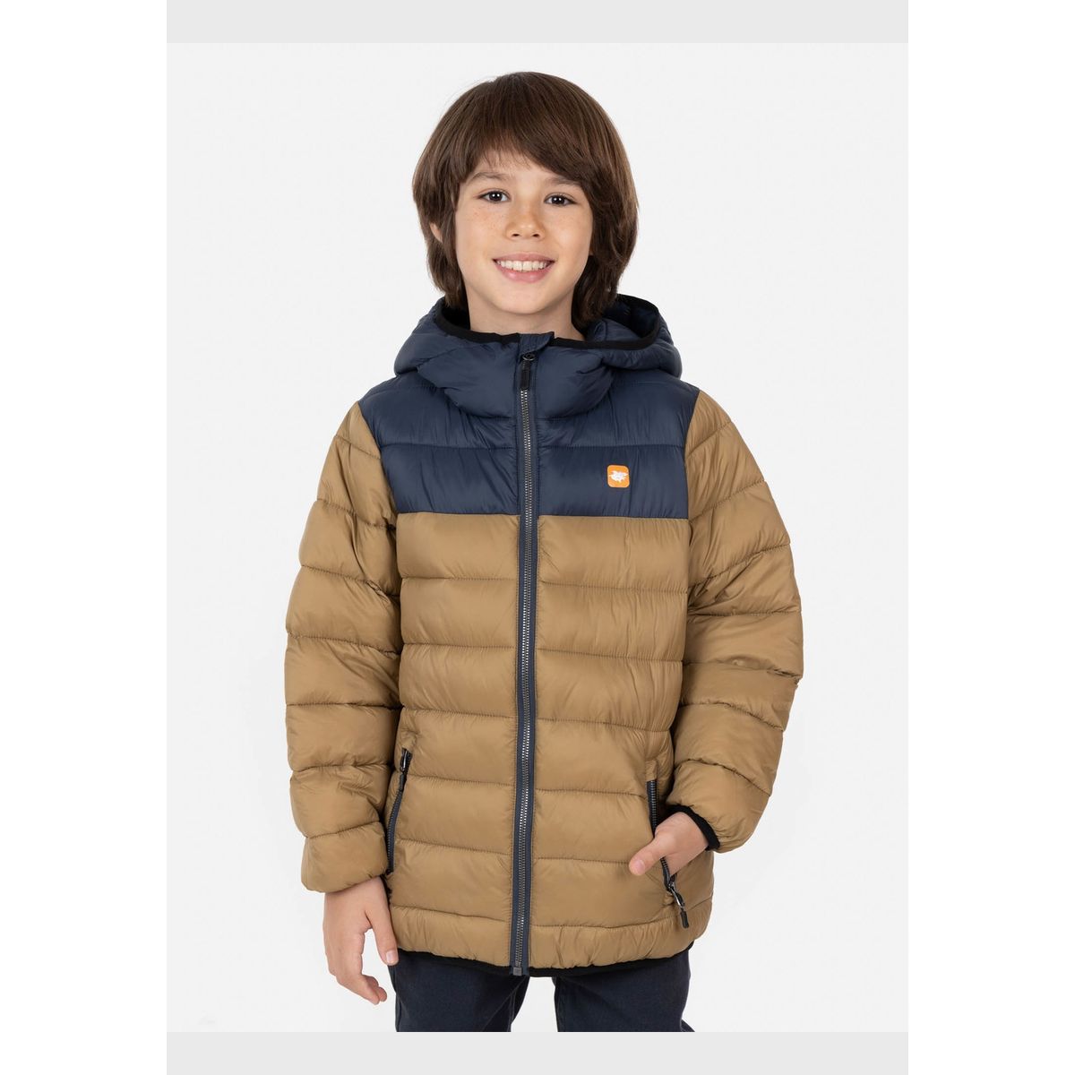 MAUI AND SONS - Parka Quilted Niño Café Maui and Sons