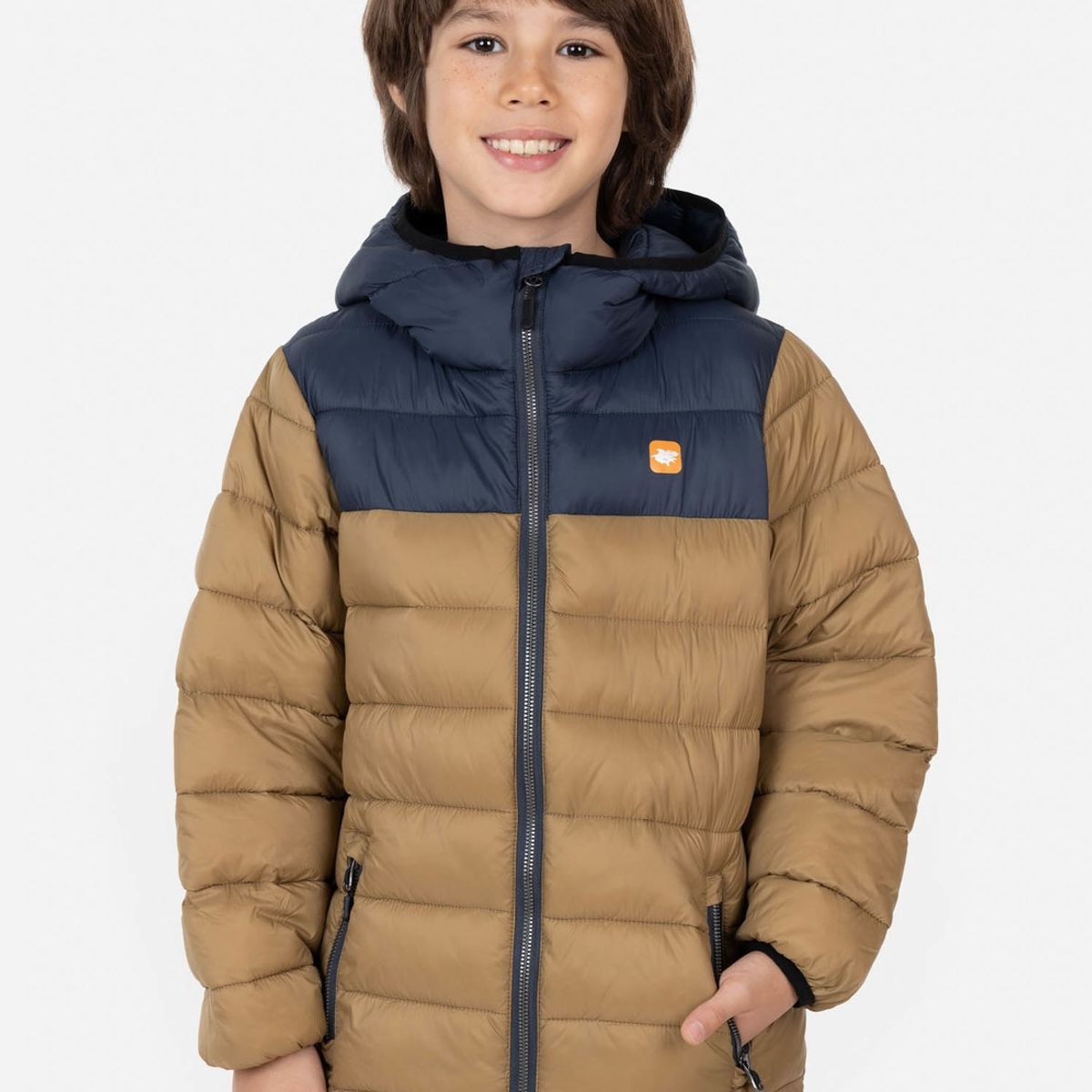 MAUI AND SONS - Parka Quilted Niño Café Maui and Sons