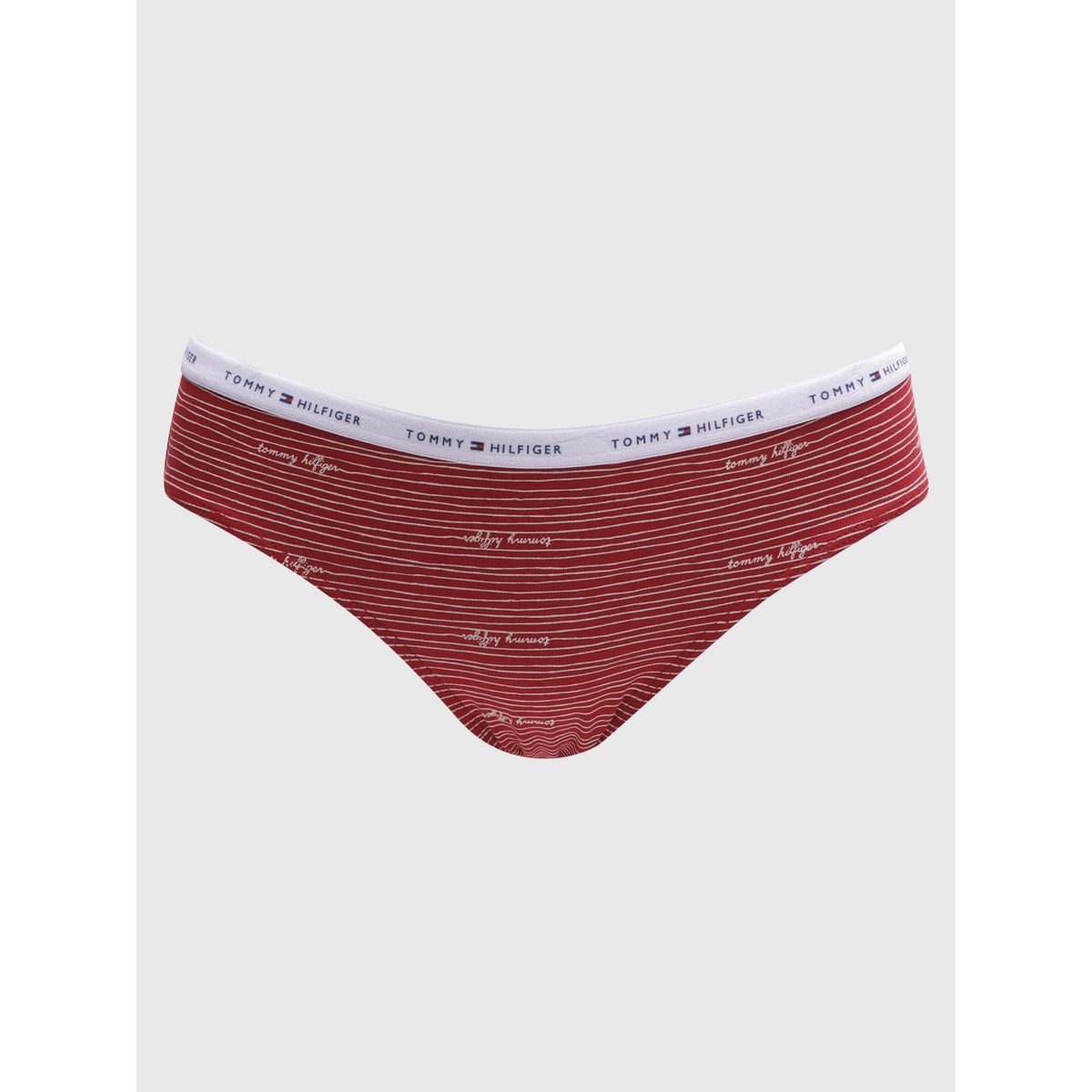 TOMMY HILFIGER - Bikini Essential Con Logo Rojo Tommy Hilfiger