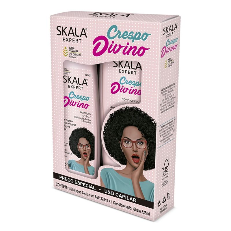 SKALA - Skala Kit De Shampoo Más Acondicionador Crespo Divino SKALA