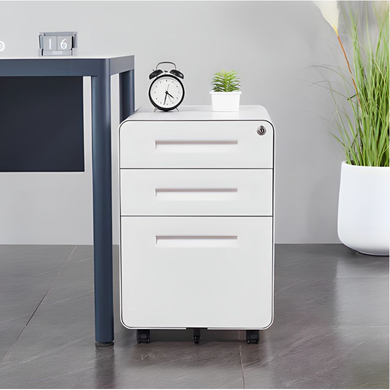GENERICO - Gabinete Cajonera Moderna Para Oficina Standing Desk Blanco