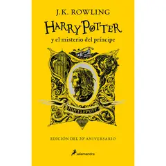 PENGUIN RANDOM HOUSE - LIBRO HARRY POTTER 6-EL MISTERIO DEL PRINCIPE (20ANIV.HUF)