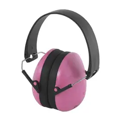 WOLFCRAFT - Casco Anti-ruido Rosa para Niños