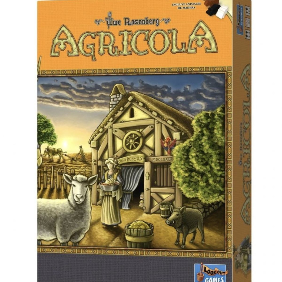 LOOKOUT GAMES - Agricola - Juego De Mesa - Español