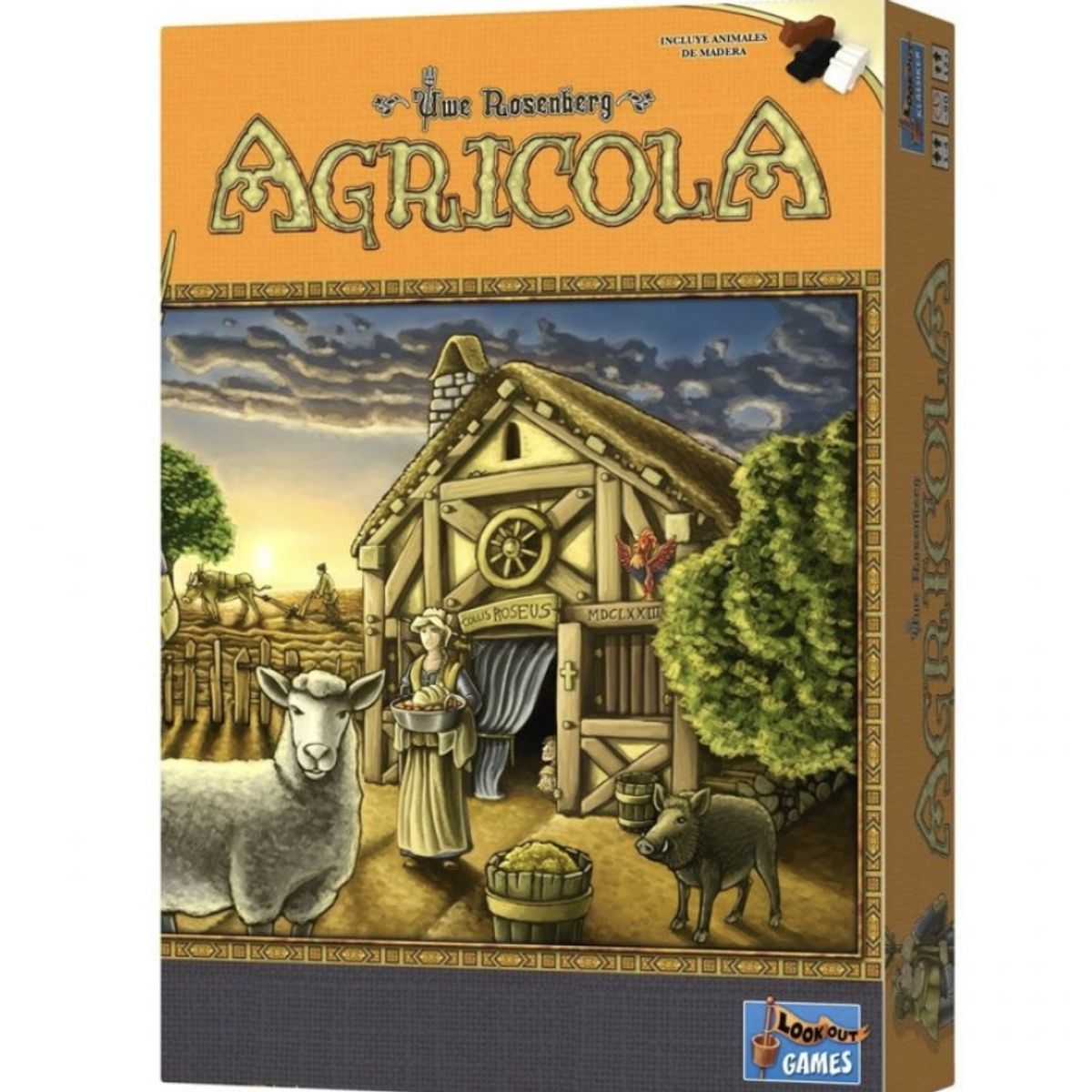 LOOKOUT GAMES - Agricola - Juego De Mesa - Español