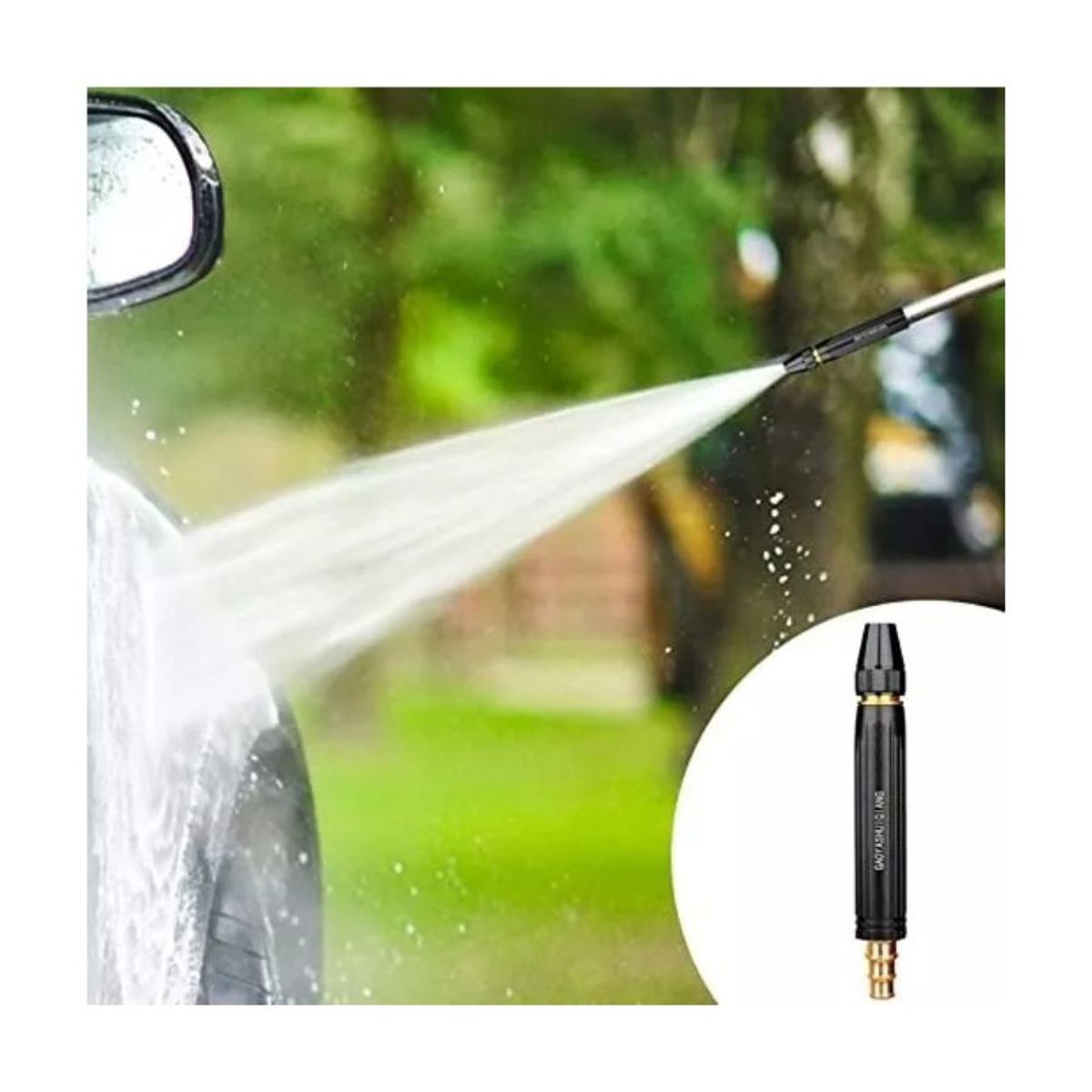 GENERICO - Boquilla Para Manguera Ajustable Lavado Coches Alta Presión