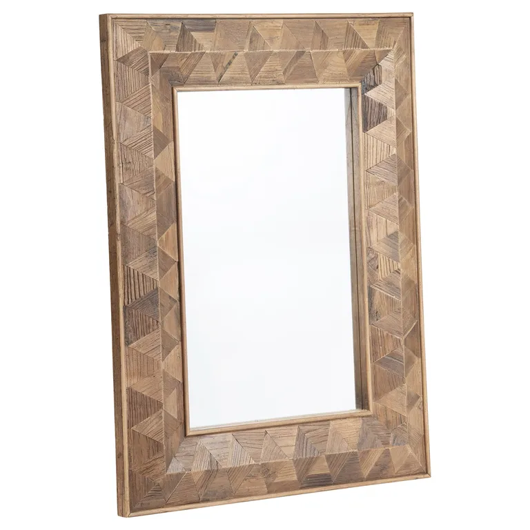 Espejo Lidoga rectangular de madera 100x76x6