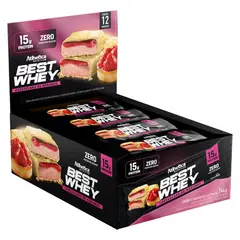 ATLHETICA NUTRITION - Box 12 Barras Best Whey 15 Gr Cheesecake Frutilla- Atlhetica