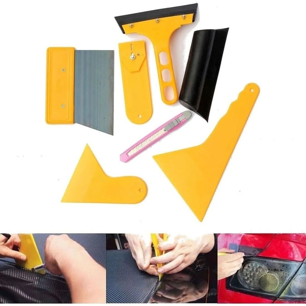 GENERICO - Kit Herramientas Profesional Polarizado Vinilo Tuning