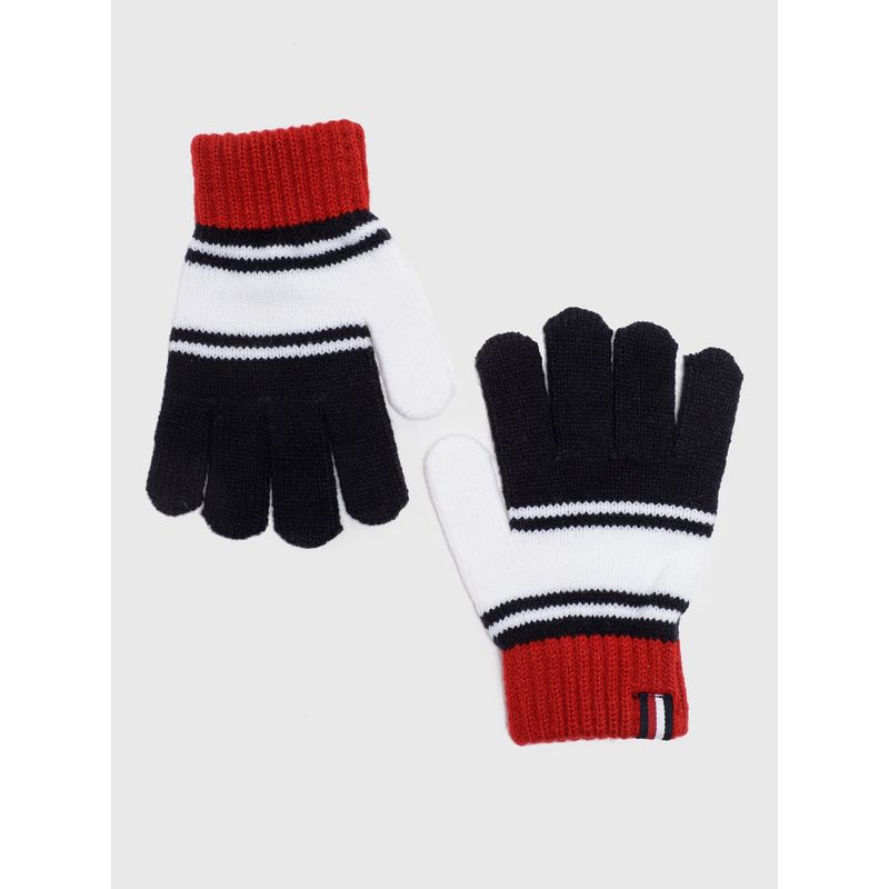 TOMMY HILFIGER - Guantes Patchwork Stripe Multicolor Tommy Hilfiger