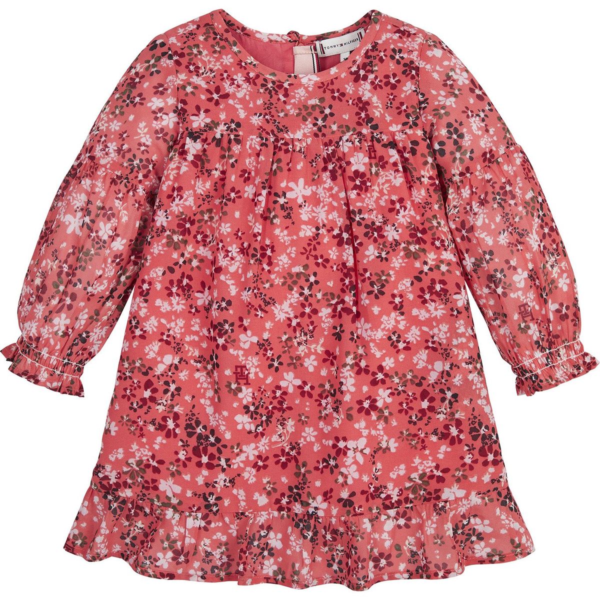TOMMY HILFIGER - Vestido Flower Print Con Logo Multicolor Tommy Hilfiger