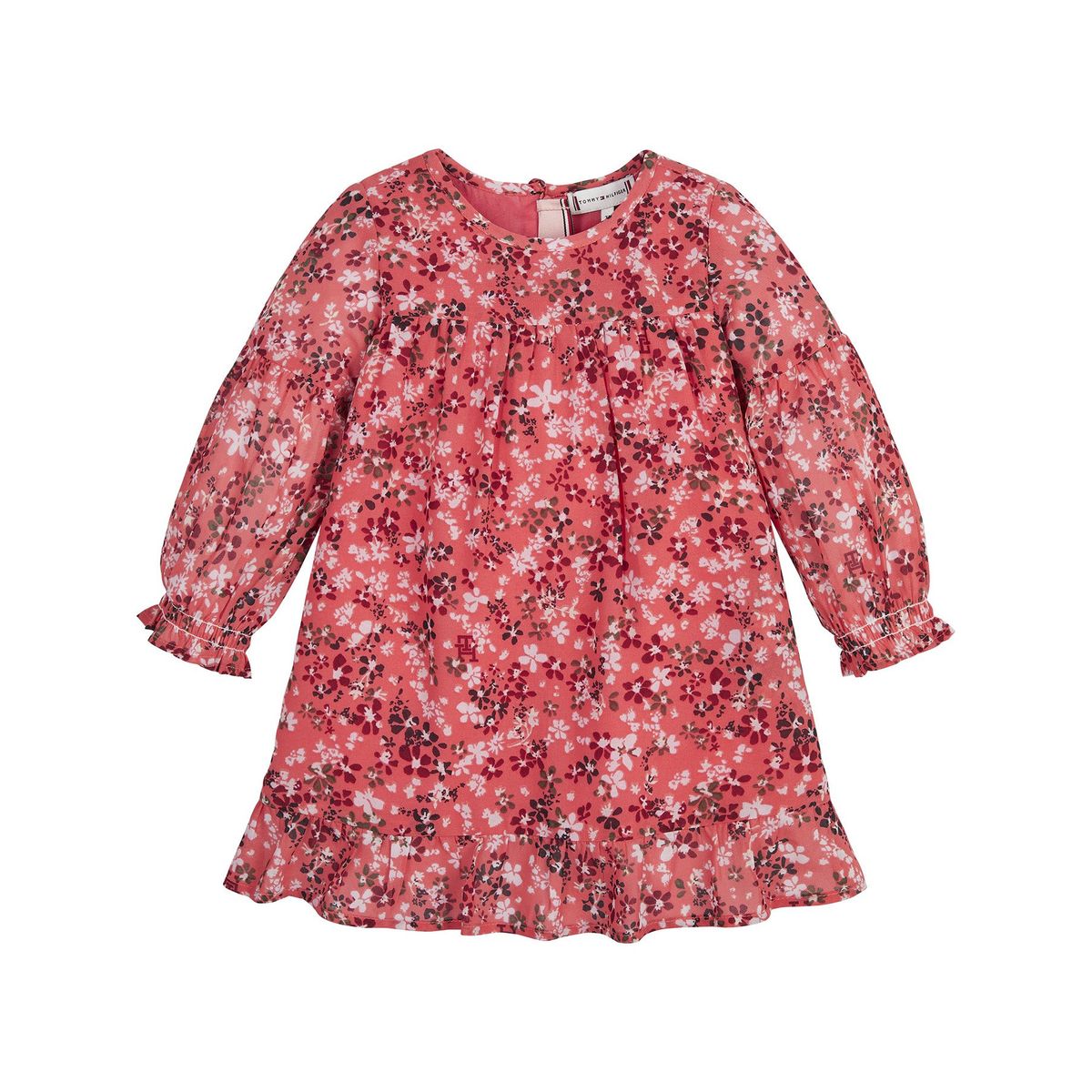 TOMMY HILFIGER - Vestido Flower Print Con Logo Multicolor Tommy Hilfiger