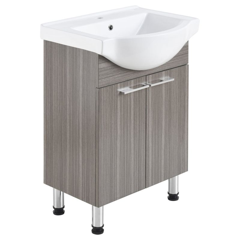 DUSCHY - MUEBLE LINNEA LOZA 60X35X72 DS8 2 PUERTAS