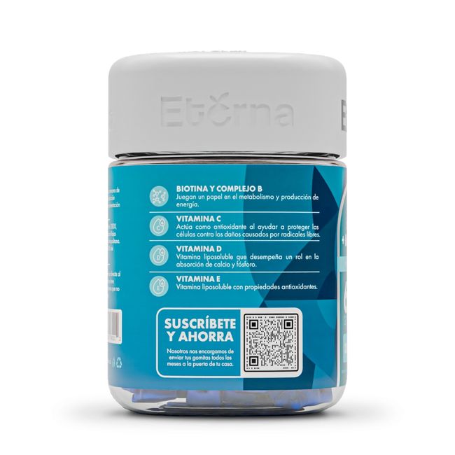 ETERNA NUTRITION - Gomitas Eterna de Biotina Vitaminas y Minerales