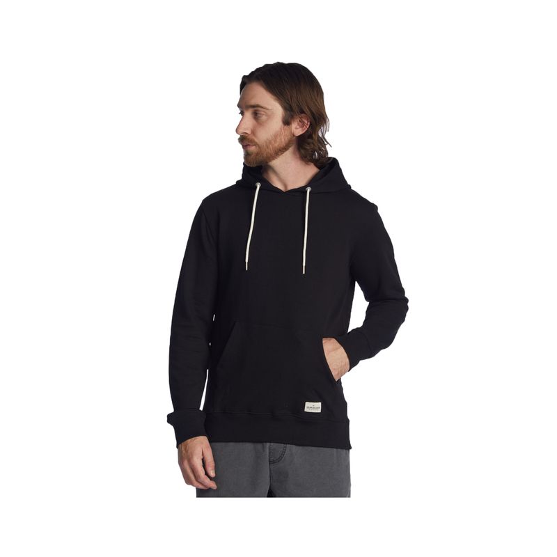 QUIKSILVER - Polerón Quiksilver Essentials Organic Solid Hombre Black