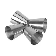 GENERICO - Set X4 Vaso Acero Inox Shot Funda Ecocuero 150ml Premium