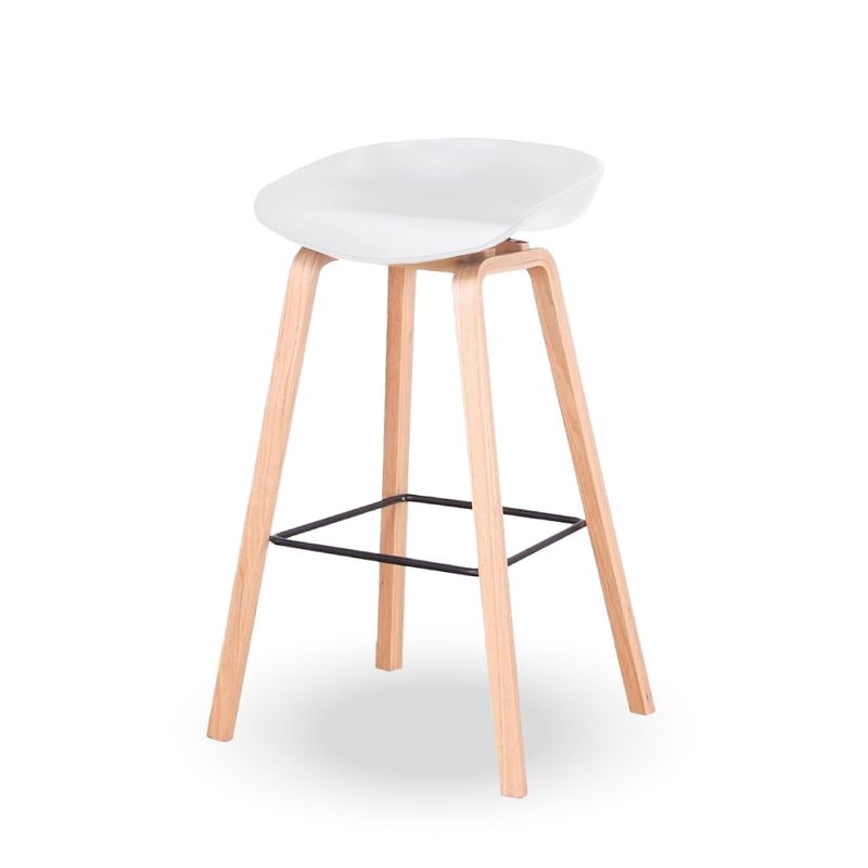 HOME&DESIGN - Silla Taburete color Blanco