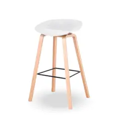 HOME&DESIGN - Silla Taburete color Blanco