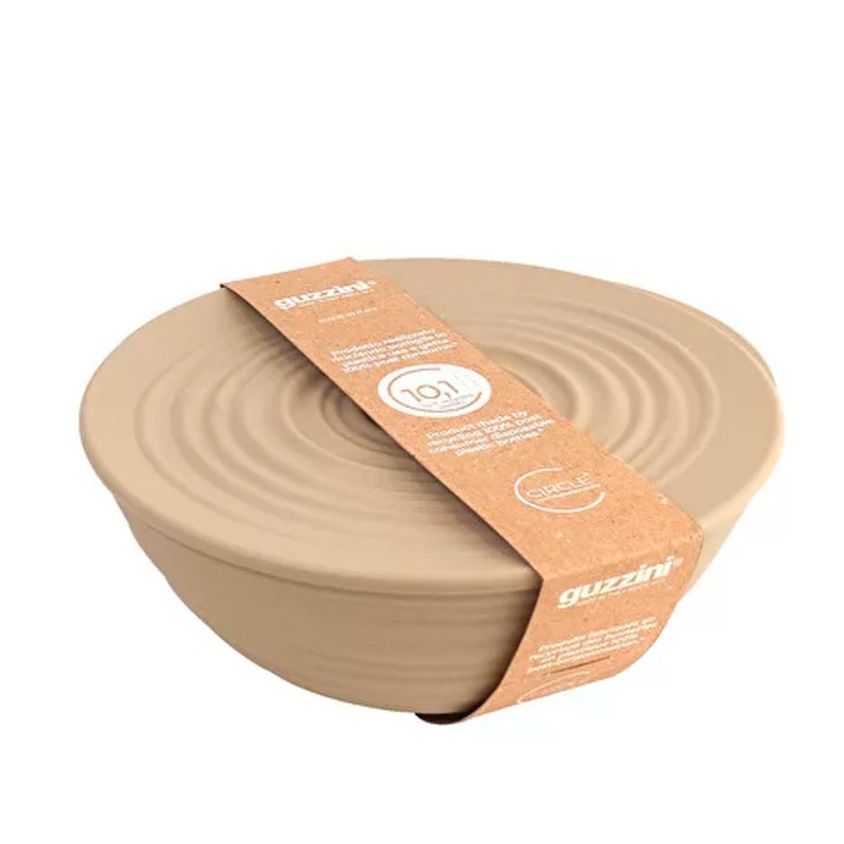 GUZZINI - Contenedor con Tapa Tierra Color Arena 25cms