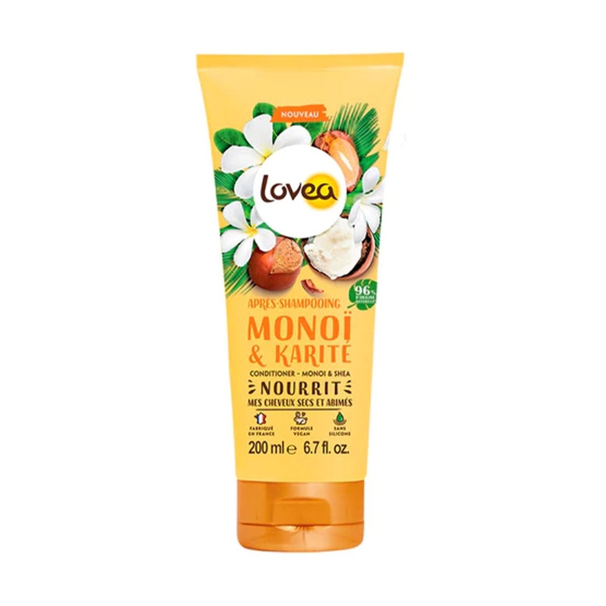 LOVEA - Acondicionador Monoï Y Manteca De Karité Cabello Seco Lovea 200 Ml
