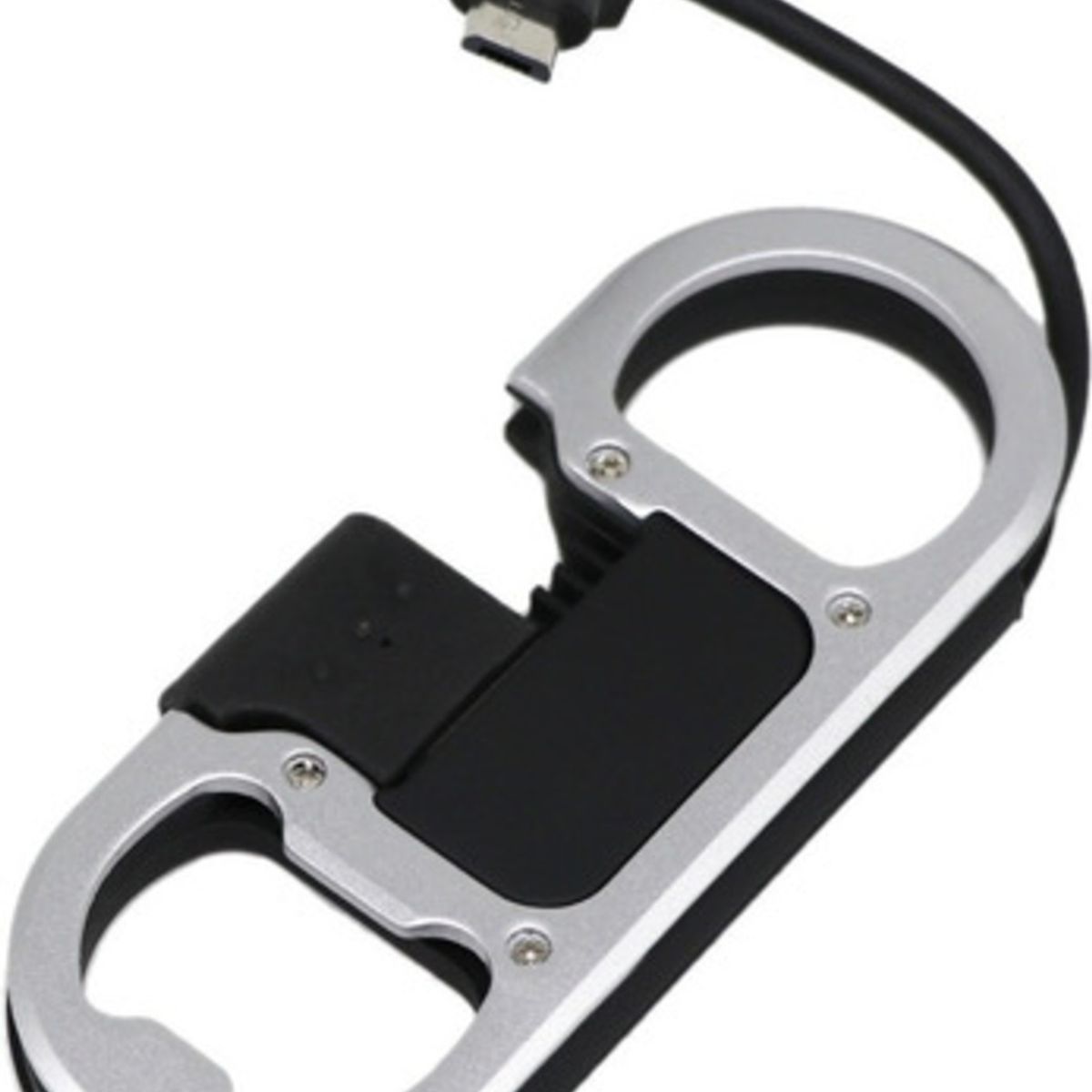 DUSTED - Llavero Multifuncion Con Cable Micro Usb Dusted Negro