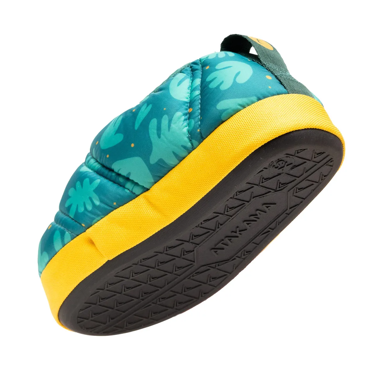 ATAKAMA OUTDOOR - Pantufla Térmica Niño Futaleufú Azul Petróleo Print Atakama Outdoor