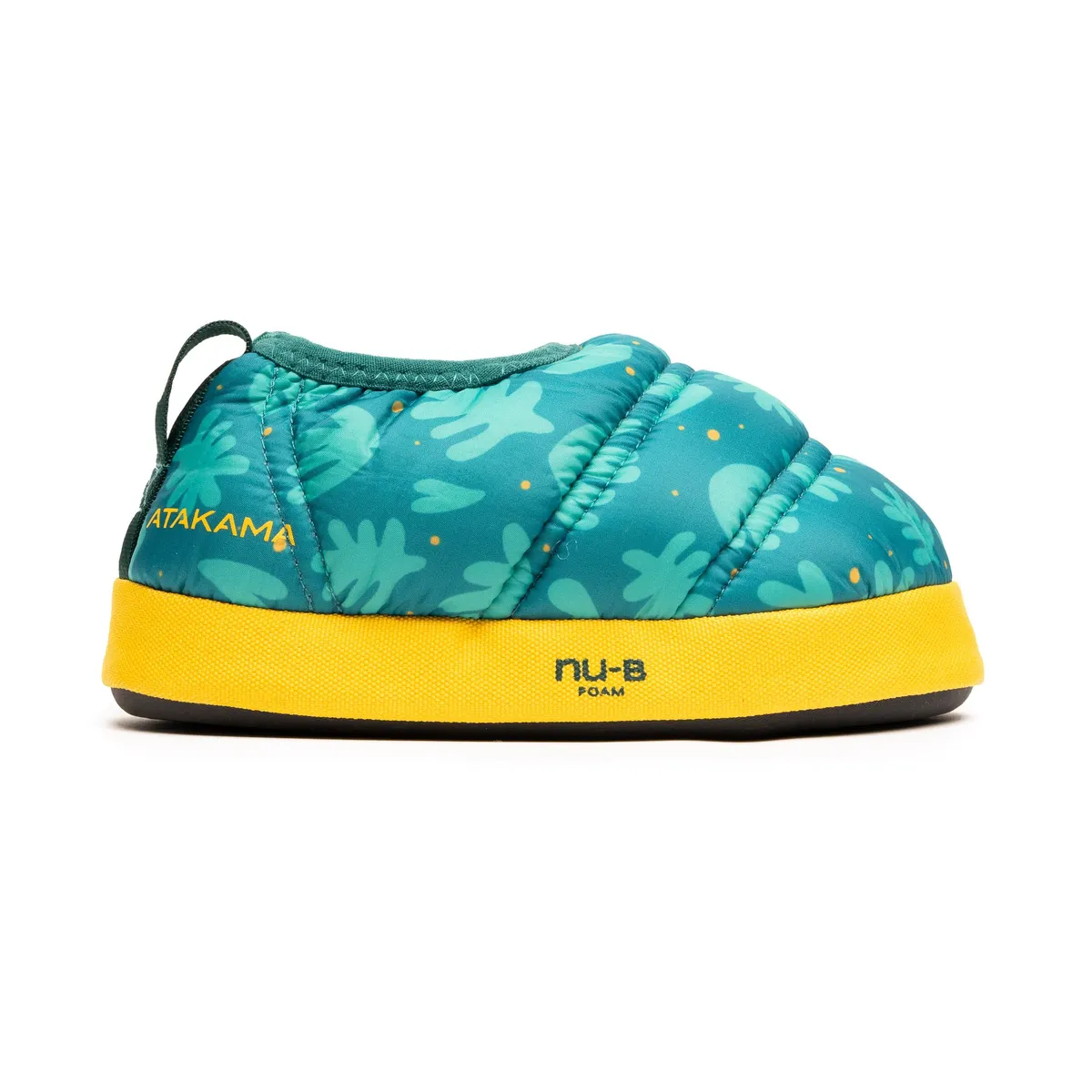 ATAKAMA OUTDOOR - Pantufla Térmica Niño Futaleufú Azul Petróleo Print Atakama Outdoor