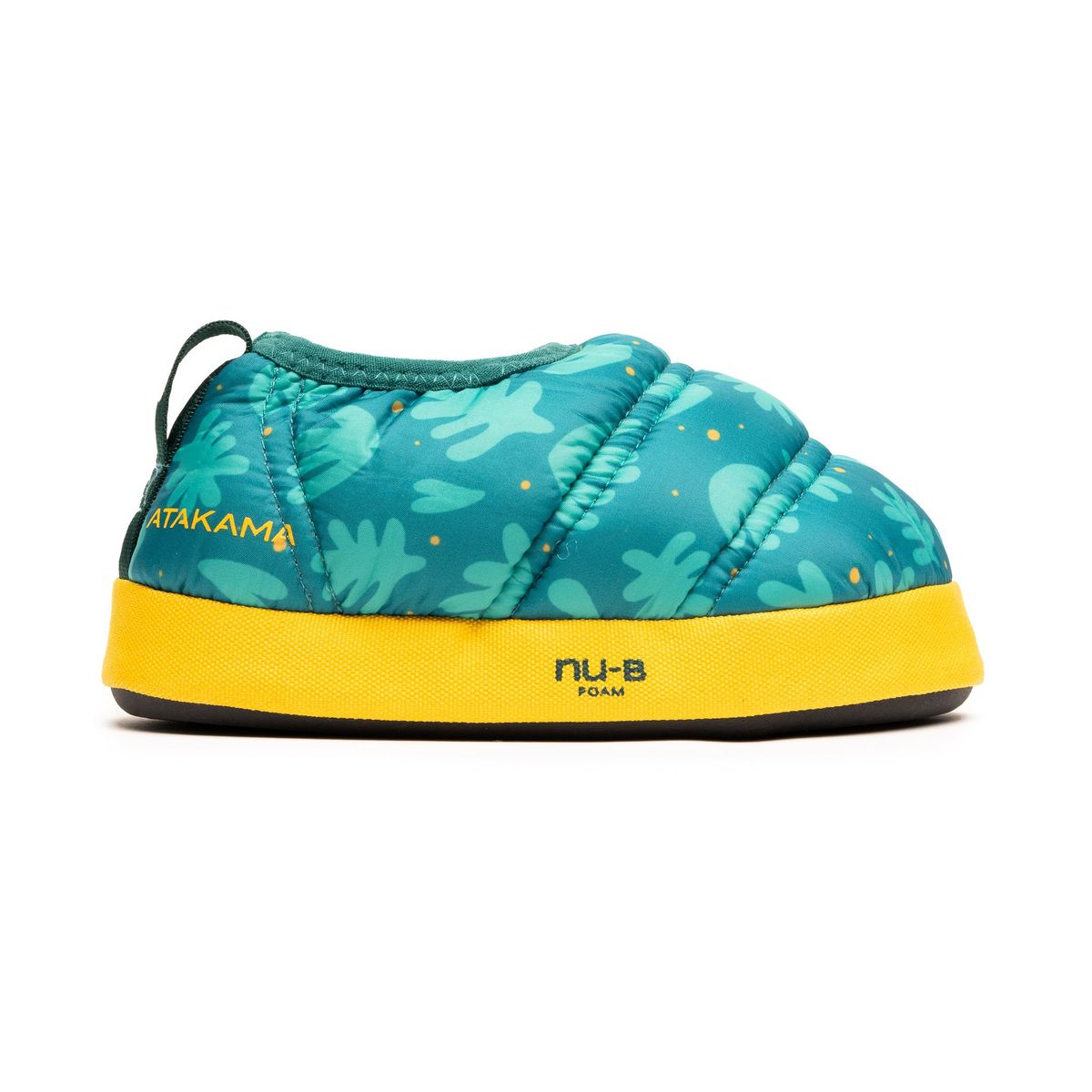 ATAKAMA OUTDOOR - Pantufla Térmica Niño Futaleufú Azul Petróleo Print Atakama Outdoor