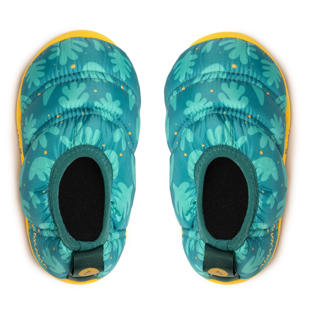 ATAKAMA OUTDOOR - Pantufla Térmica Niño Futaleufú Azul Petróleo Print Atakama Outdoor