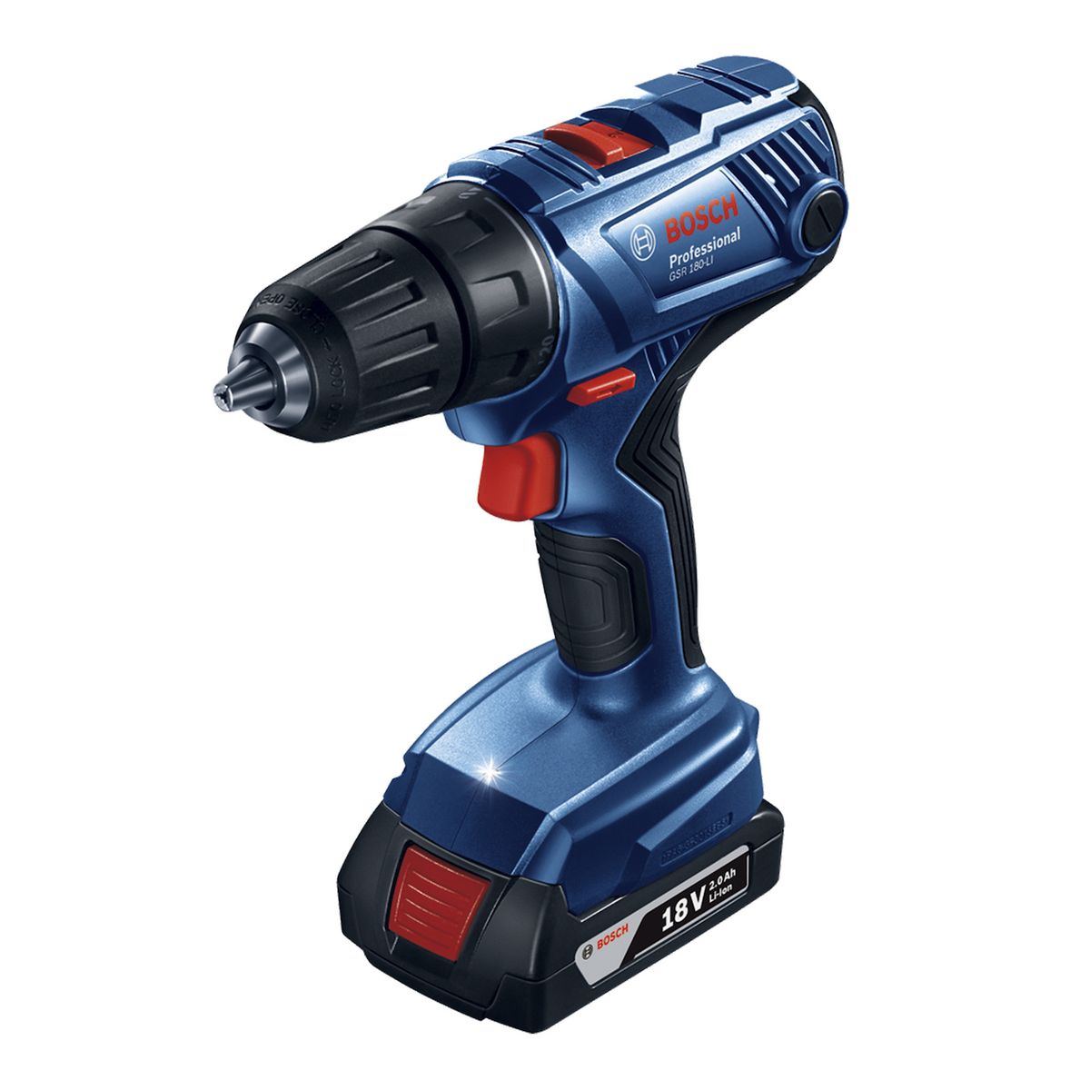 BOSCH - Taladro Ator Bosch Inal Mod: Gsr 180-li +1 Bat 2 ah C/maleta