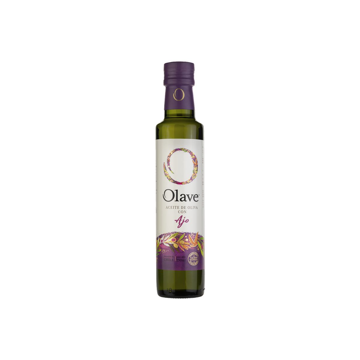 OLAVE - Aceite Oliva Extra Saborizado Olave Ajo 1 x 250 ml