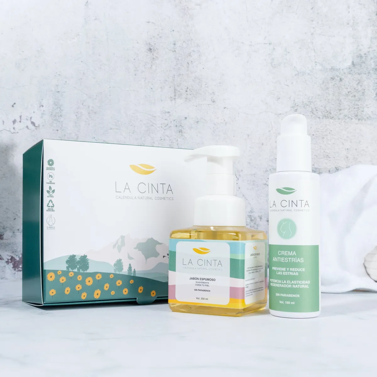 LA CINTA - Set Antiestrías Embarazo y Post Parto