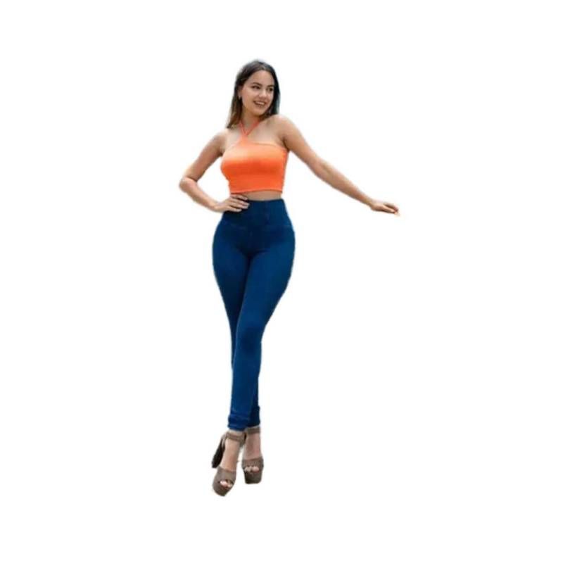EVERSO - Jeans Mujer Fajero Reductor Peruano Levanta Cola
