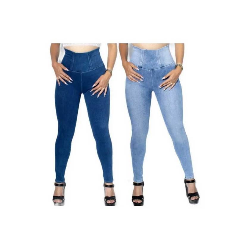 EVERSO - Jeans Mujer Fajero Reductor Peruano Levanta Cola