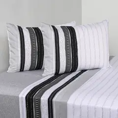 CANNON - Sábana American Family de 144hilos de 1.5 plaza iron