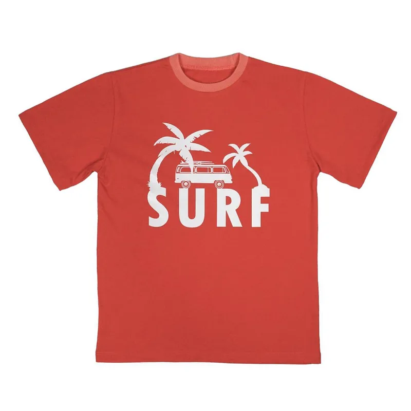DEFY STREET - Polera Algodón Coral con estampado niños