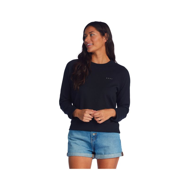 ROXY - Polerón Roxy Easy Morning Mujer Black