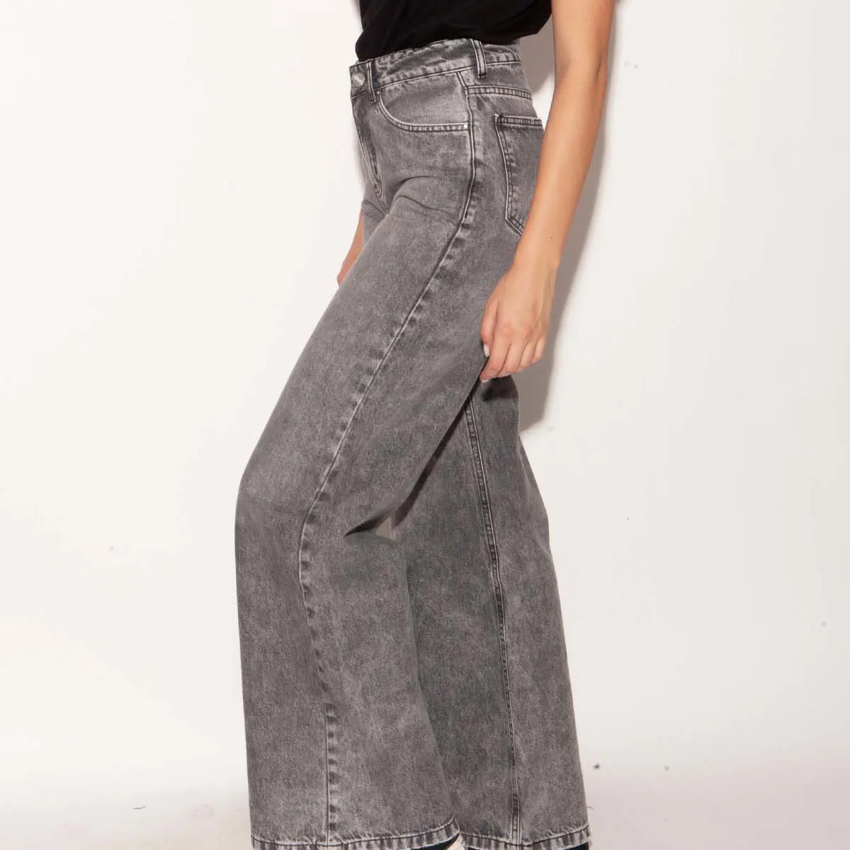 MOMCHIC - Jeans Stella New Gris