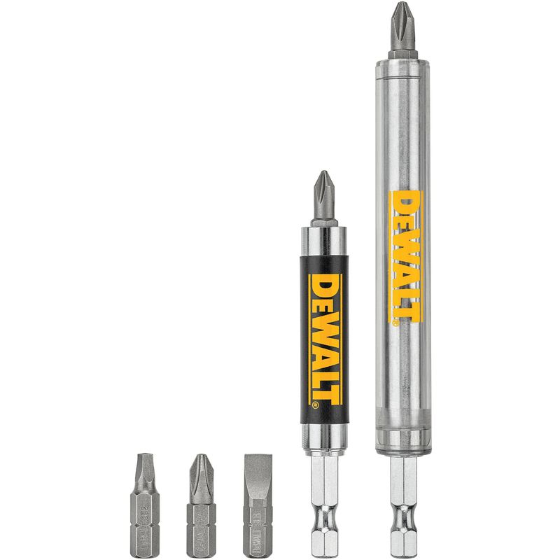 DEWALT - Set guías magnéticas + 3 puntas atornillar DEWALT 