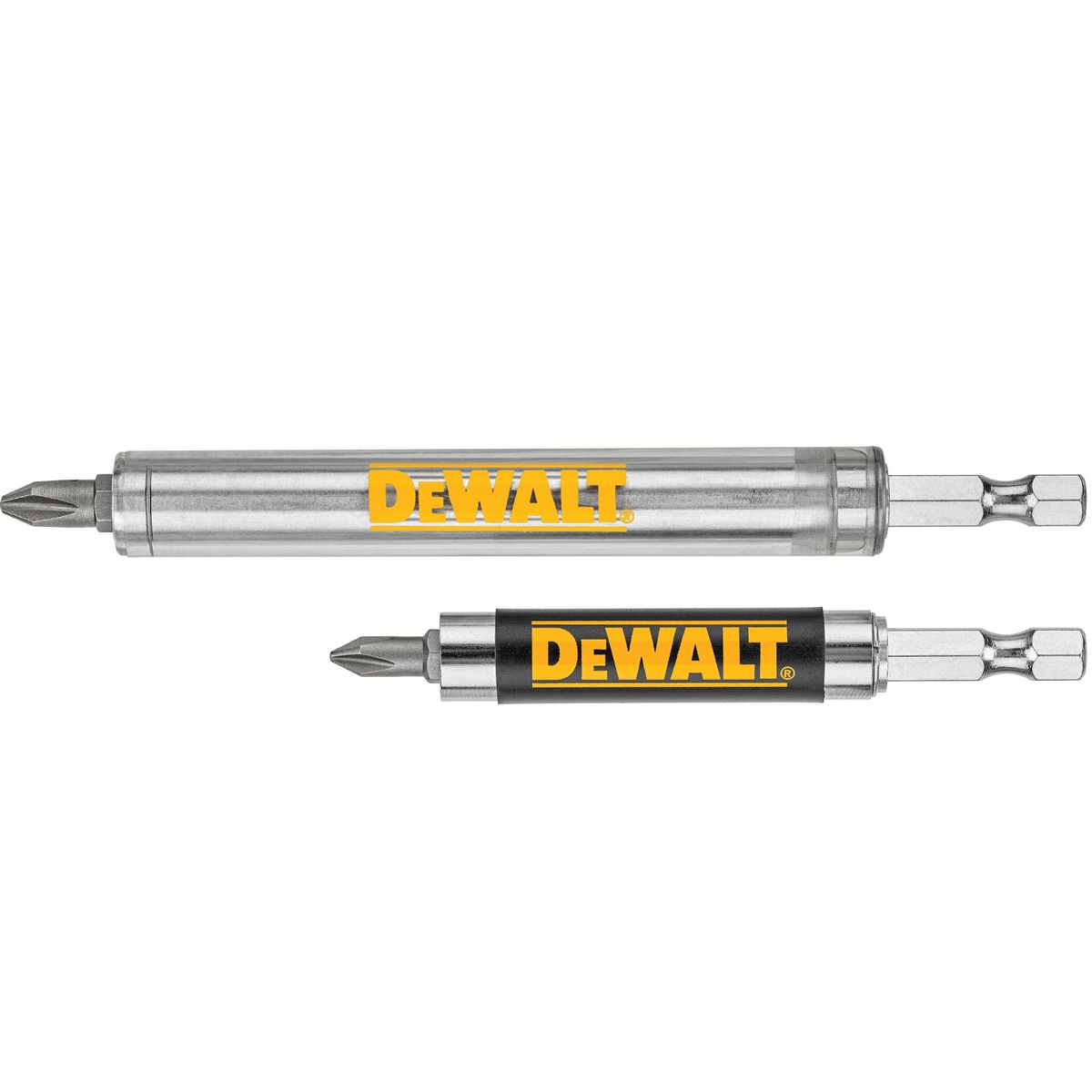 DEWALT - Set guías magnéticas + 3 puntas atornillar DEWALT 