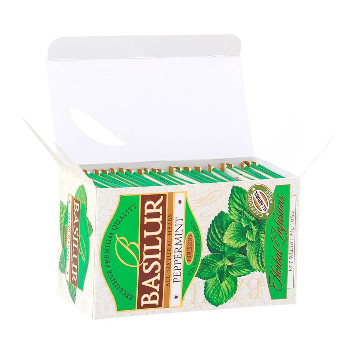 BASILUR - Infusion Herbal Menta Bolsitas - Basilur