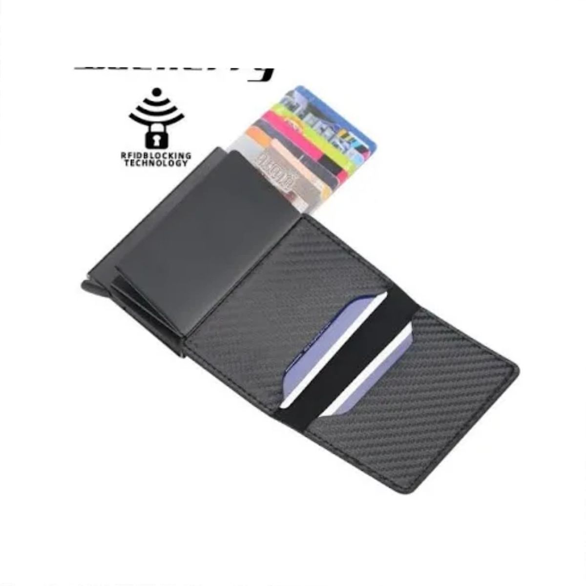 BAELLERRY - Billetera Minimalista Con Porta Tarjetas Protección Rfid