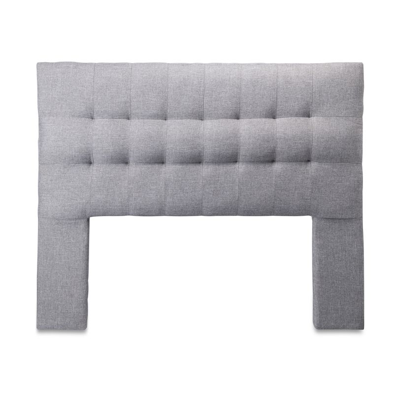 GENERICO - Respaldo Cama King Lino Gris Alicante CP