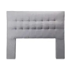 GENERICO - Respaldo Cama King Lino Gris Alicante CP