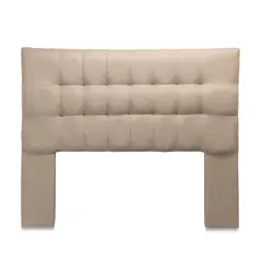 GENERICO - Respaldo Cama King Lino Beige Alicante CP
